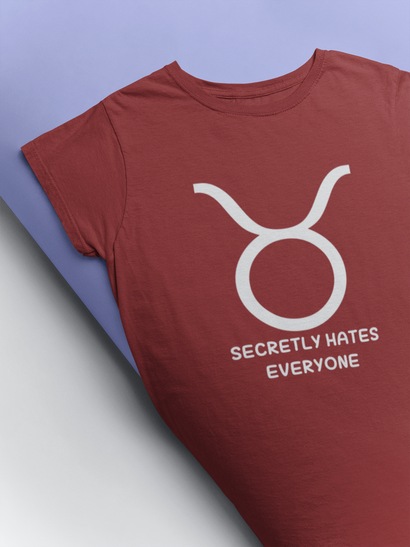 Taurus Zodiac Sign Mens Half Sleeves T-shirt- FunkyTeesClub