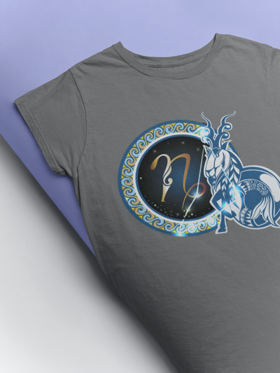 Capricon Zodiac Sign Mens Half Sleeves T-shirt- FunkyTeesClub