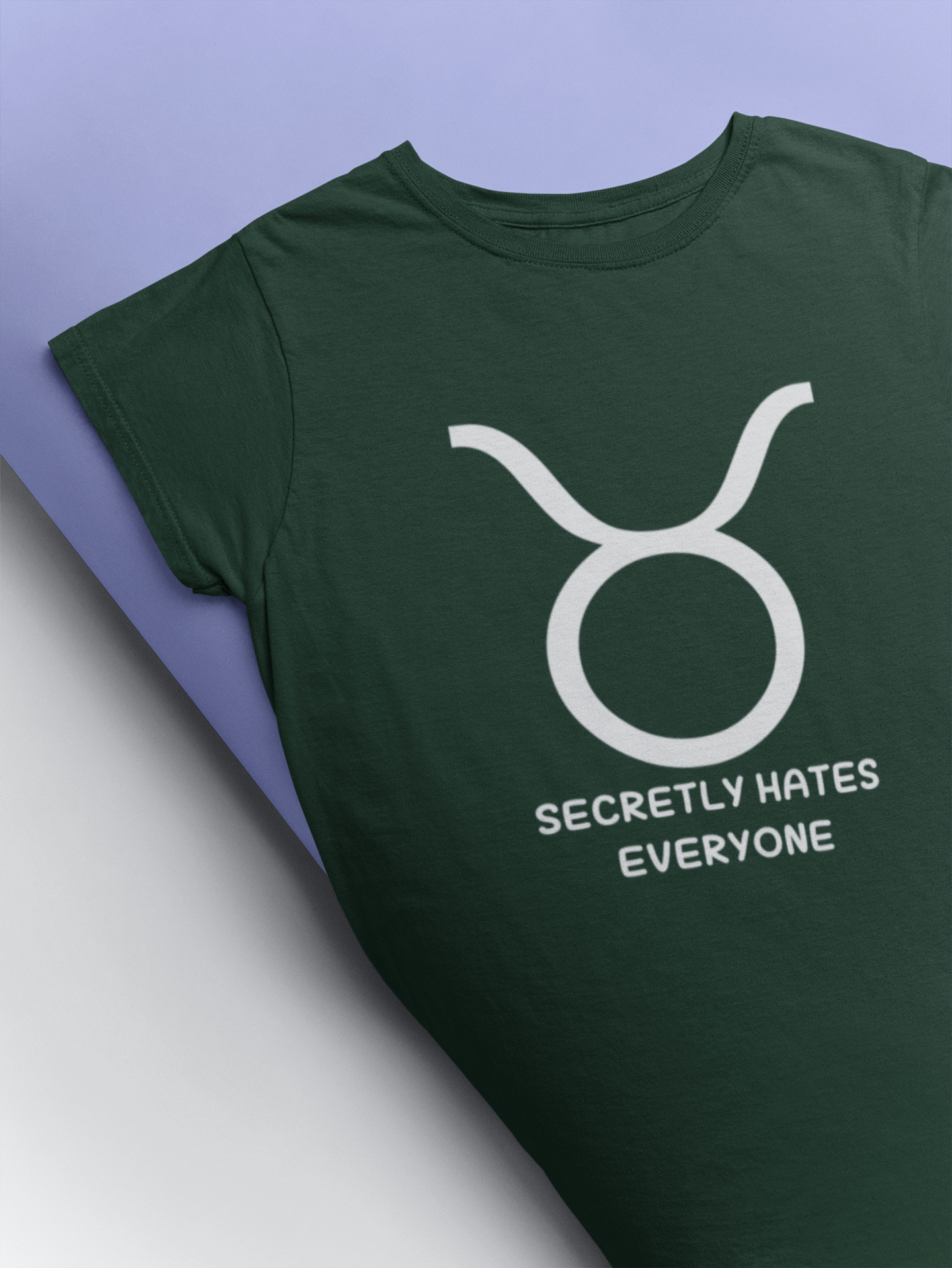 Taurus Zodiac Sign Mens Half Sleeves T-shirt- FunkyTeesClub