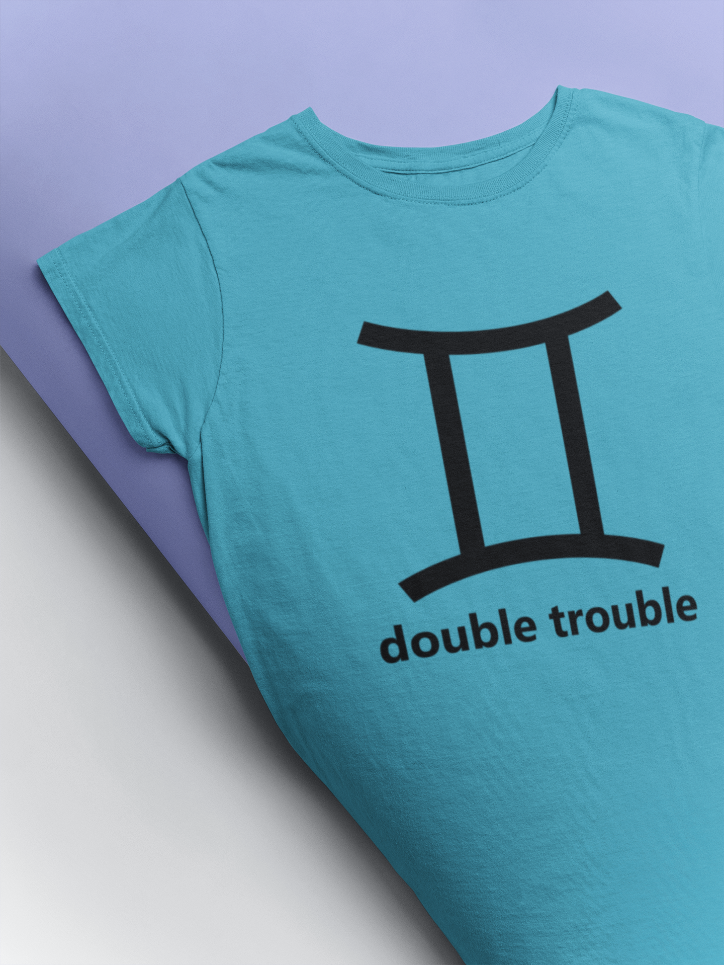 Gemini Zodiac Sign Mens Half Sleeves T-shirt- FunkyTeesClub