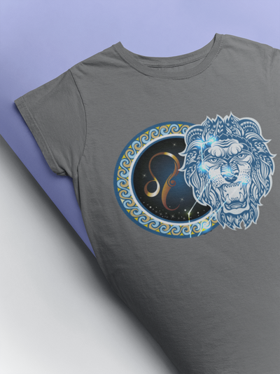 Leo Zodiac Sign Women Half Sleeves T-shirt- FunkyTeesClub
