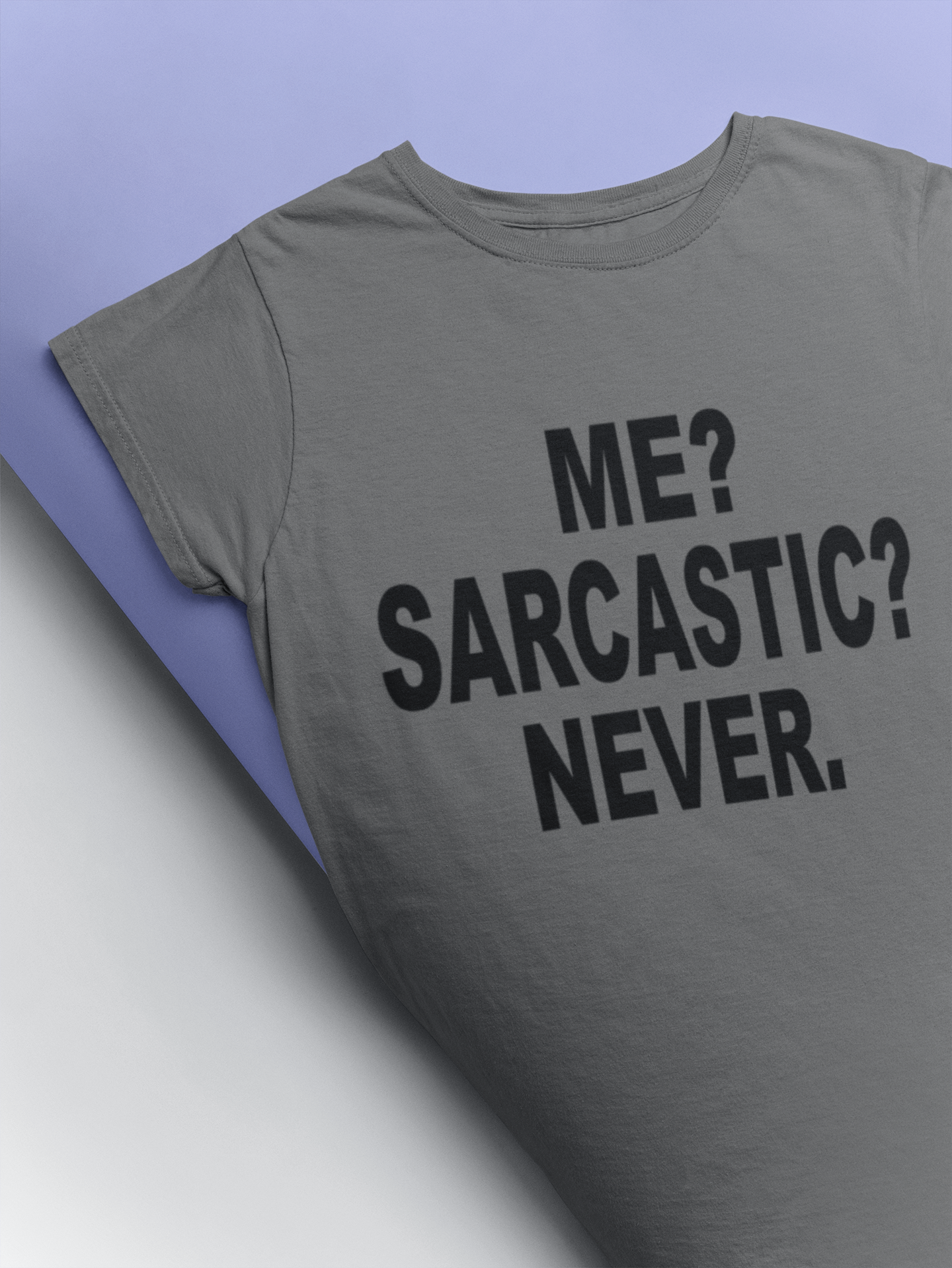Me Sarcastic Never Esha Gupta Celebrity T-shirt- FunkyTeesClub