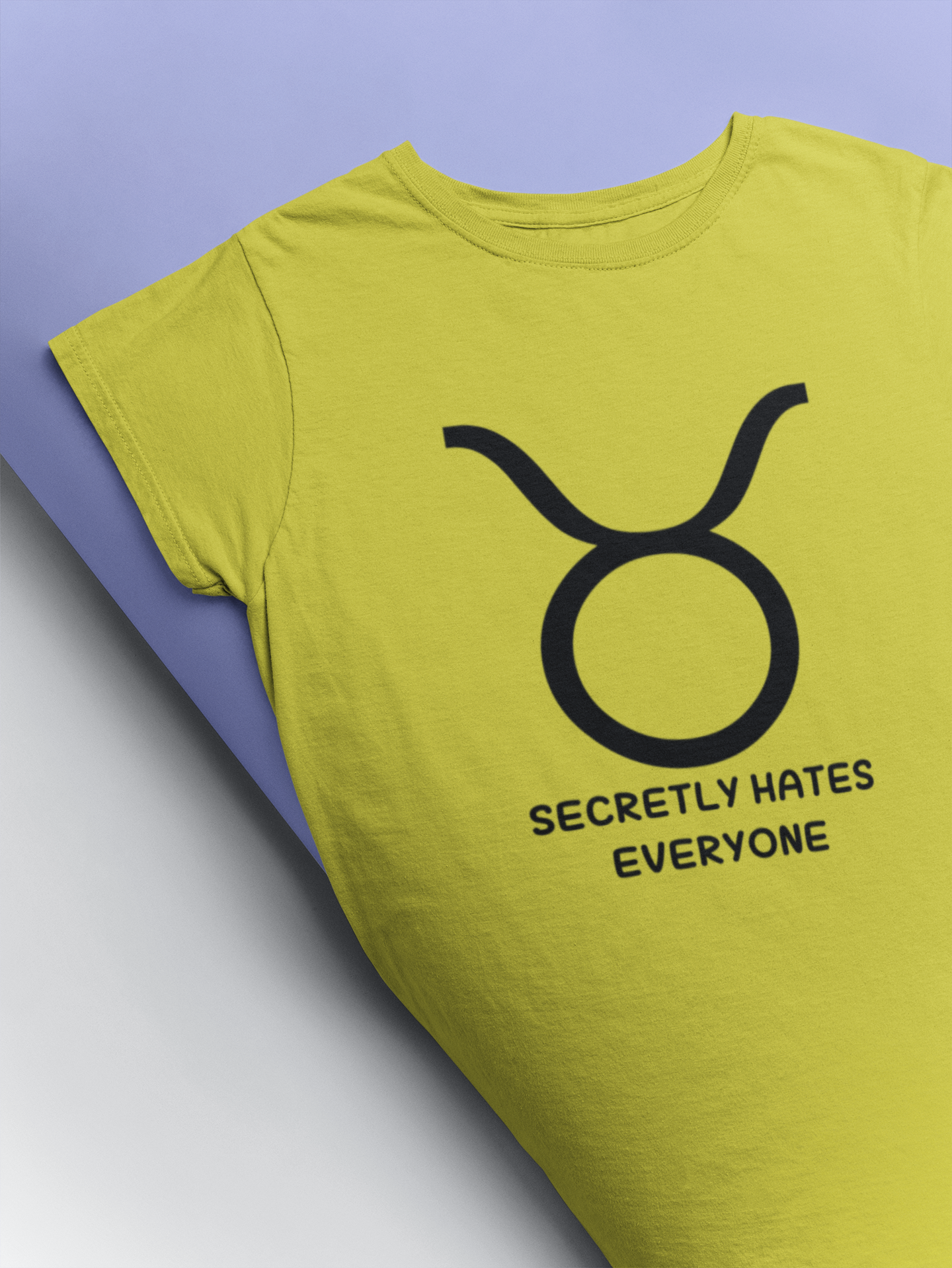 Taurus Zodiac Sign Mens Half Sleeves T-shirt- FunkyTeesClub