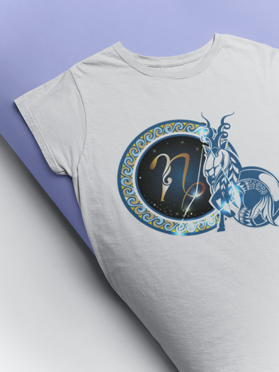 Capricon Zodiac Sign Mens Half Sleeves T-shirt- FunkyTeesClub