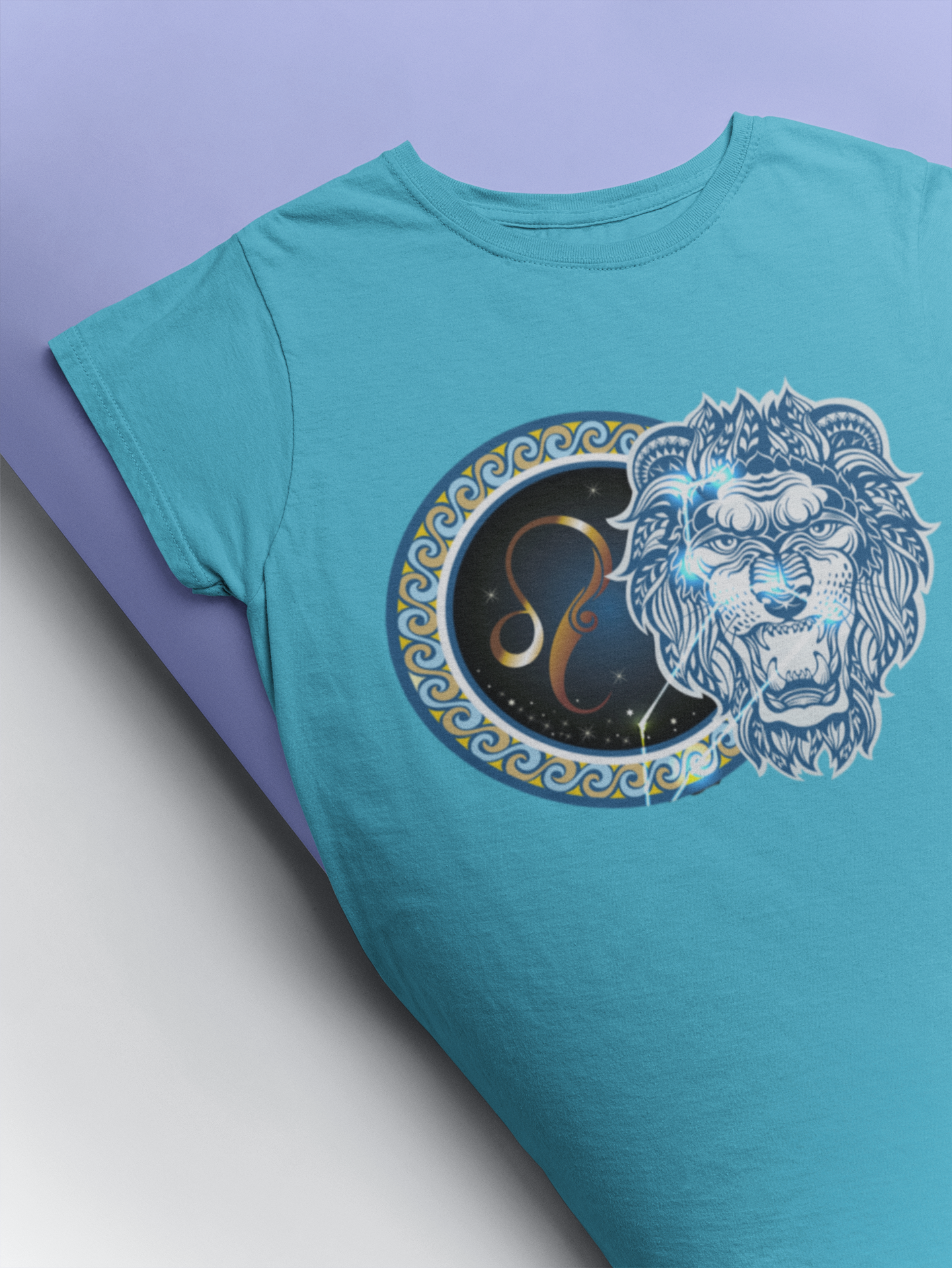 Leo Zodiac Sign Women Half Sleeves T-shirt- FunkyTeesClub