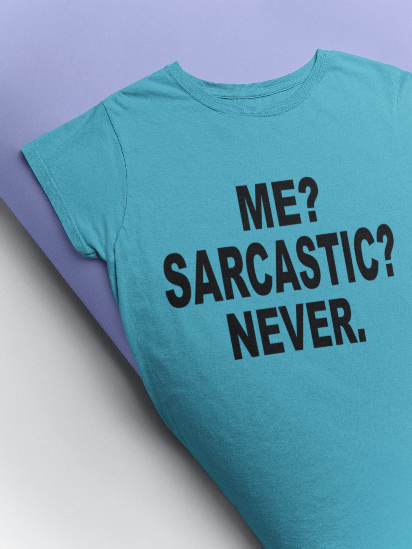 Me Sarcastic Never Esha Gupta Celebrity T-shirt- FunkyTeesClub