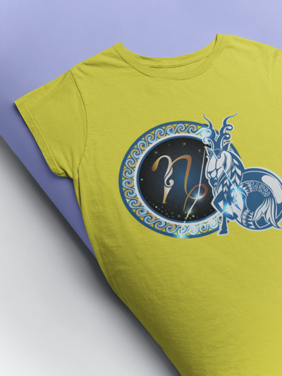 Capricon Zodiac Sign Mens Half Sleeves T-shirt- FunkyTeesClub
