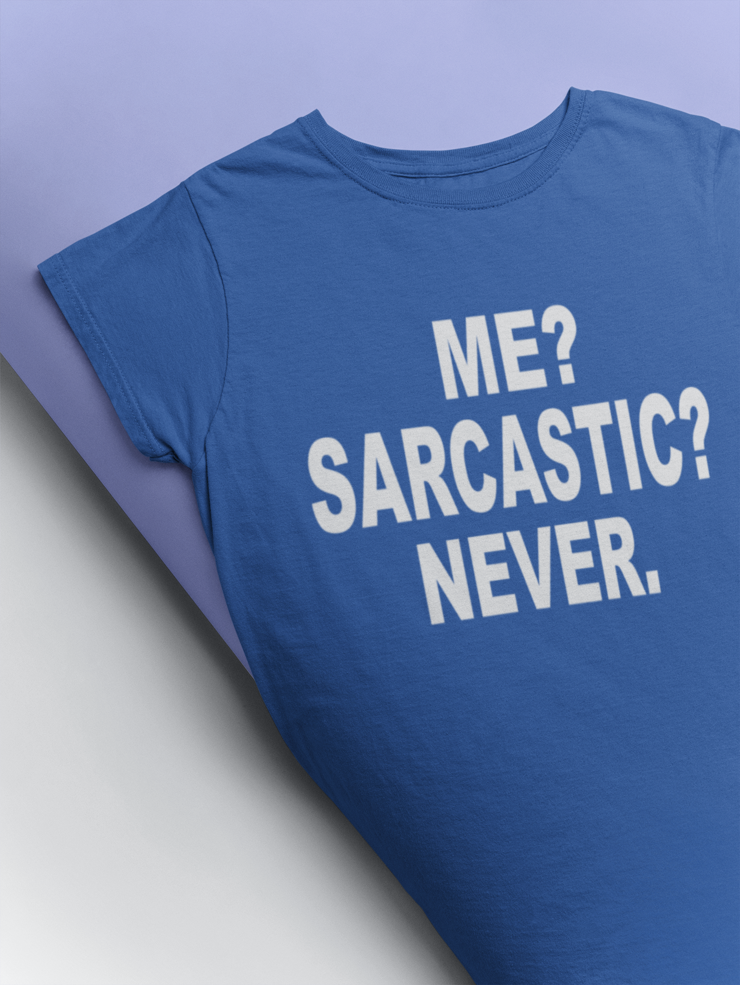 Me Sarcastic Never Esha Gupta Celebrity T-shirt- FunkyTeesClub