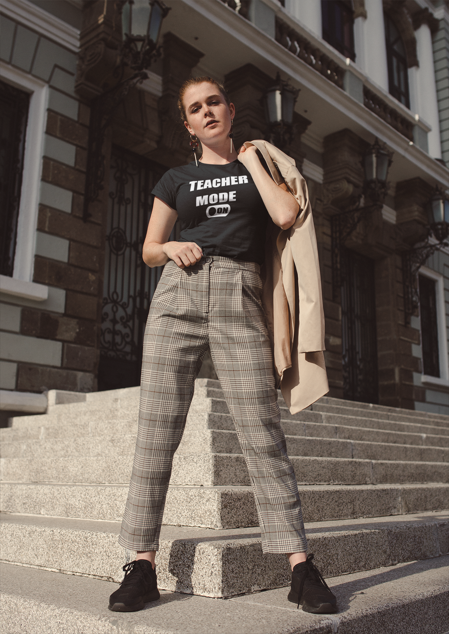 Teacher Mode On Women Half Sleeves T-shirt- FunkyTeesClub
