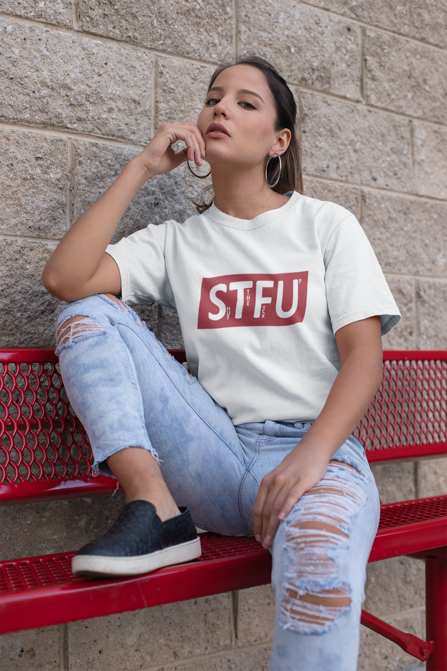 Shut The Fuss Up Women Half Sleeves T-shirt- FunkyTeesClub