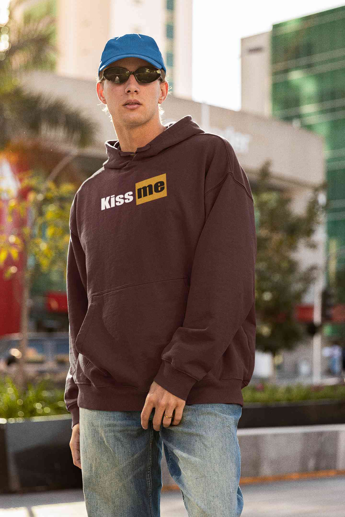 Kiss Me Minimals Men Hoodies-FunkyTeesClub