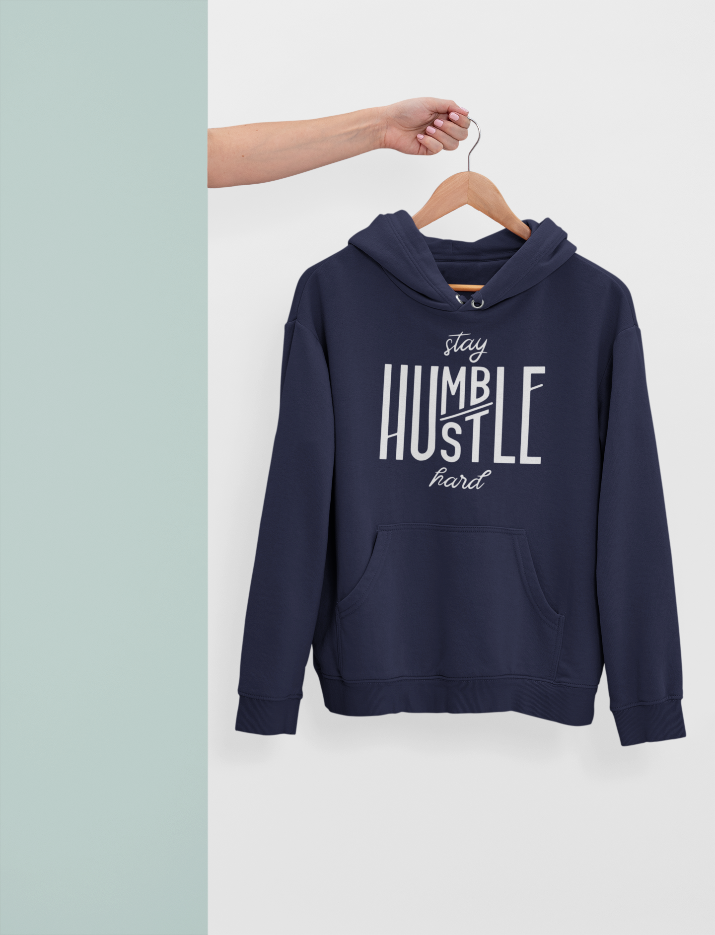 Stay Humble Men Hoodies-FunkyTeesClub