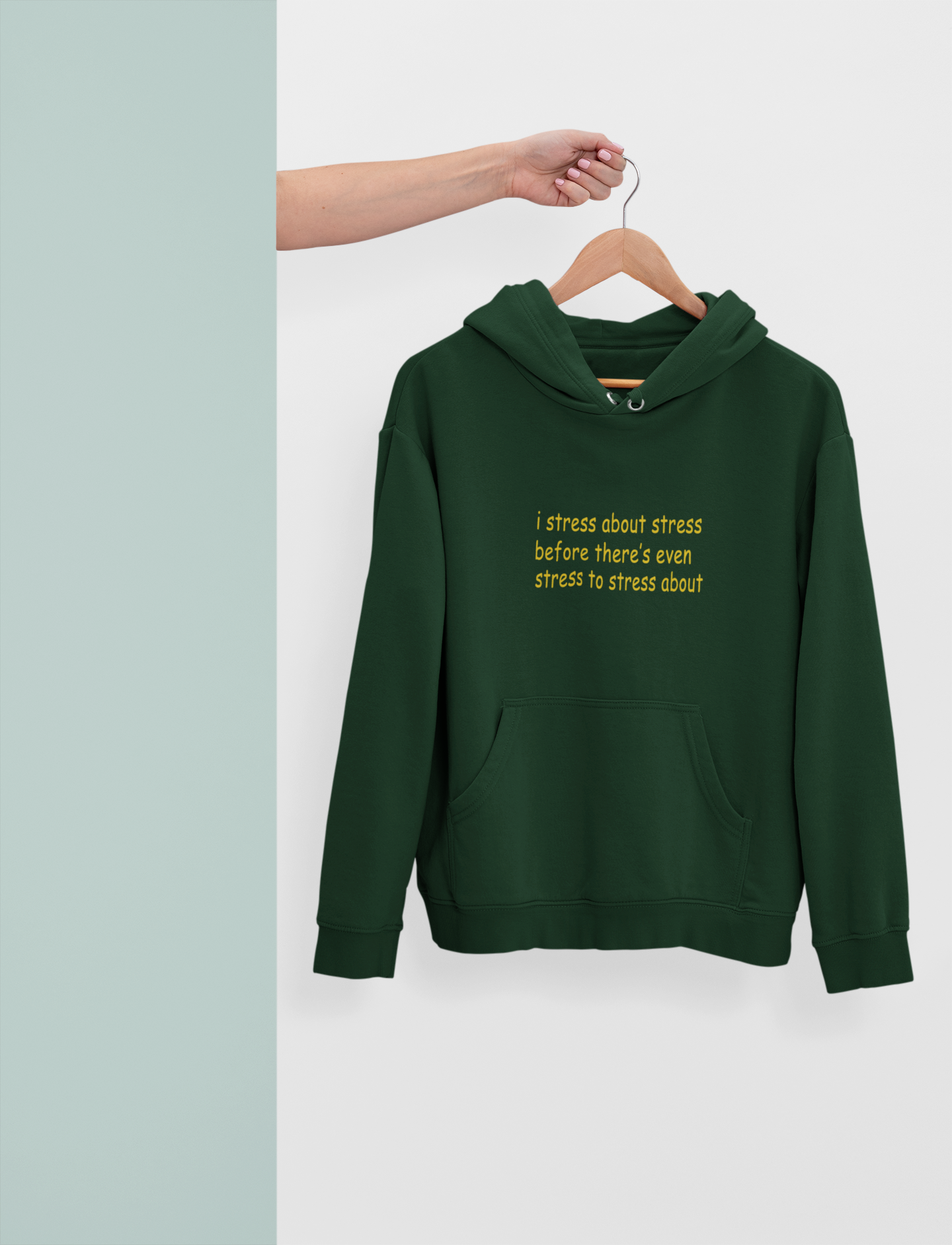 I Stress Men Hoodies-FunkyTeesClub