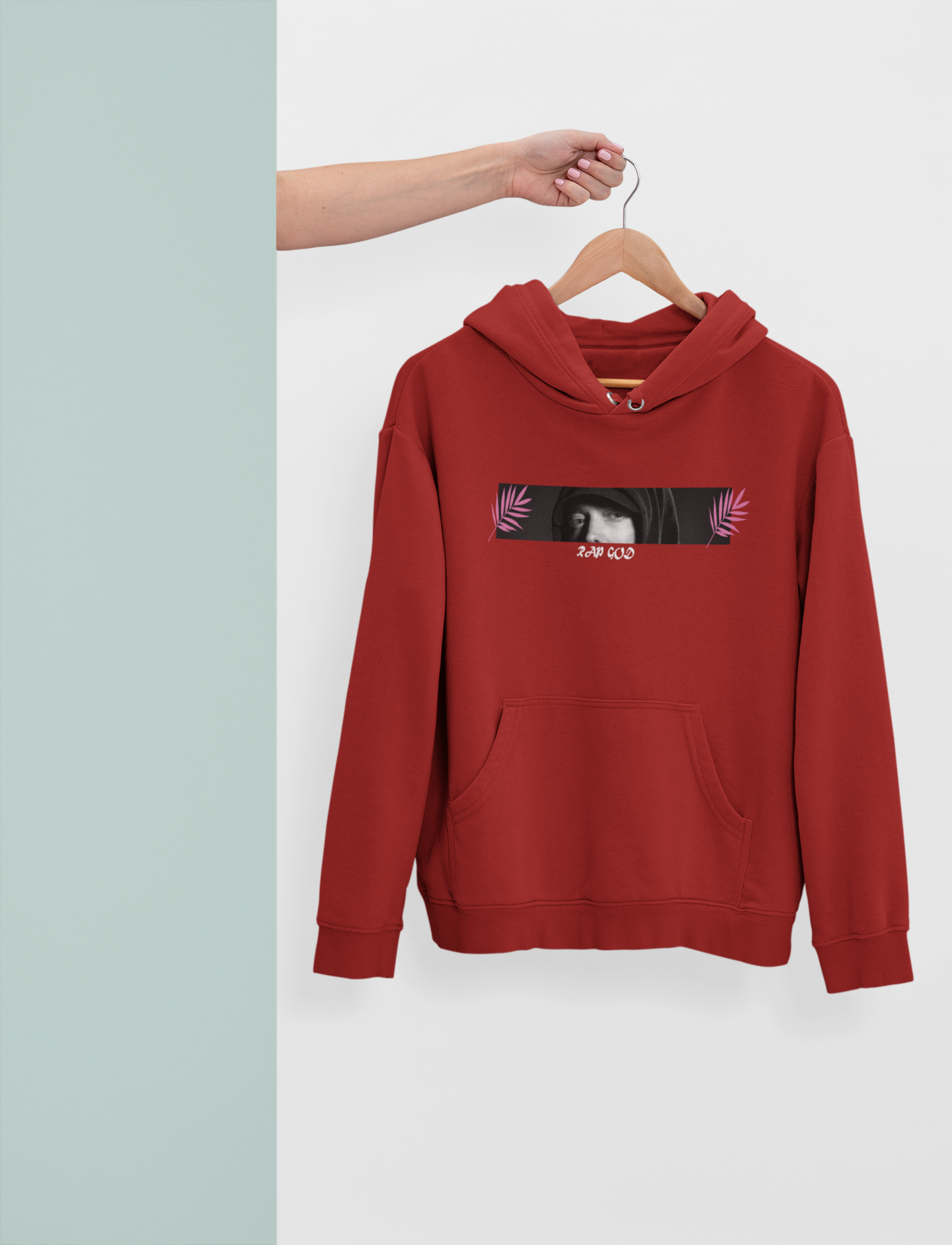 Rap God Men Hoodies-FunkyTeesClub