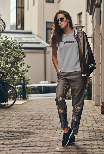 Got Sanitizer Women Half Sleeves T-shirt- FunkyTeesClub