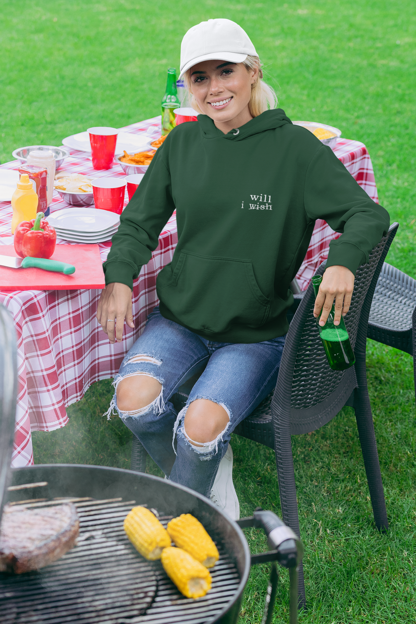 I Wish Will Hoodies for Women-FunkyTeesClub