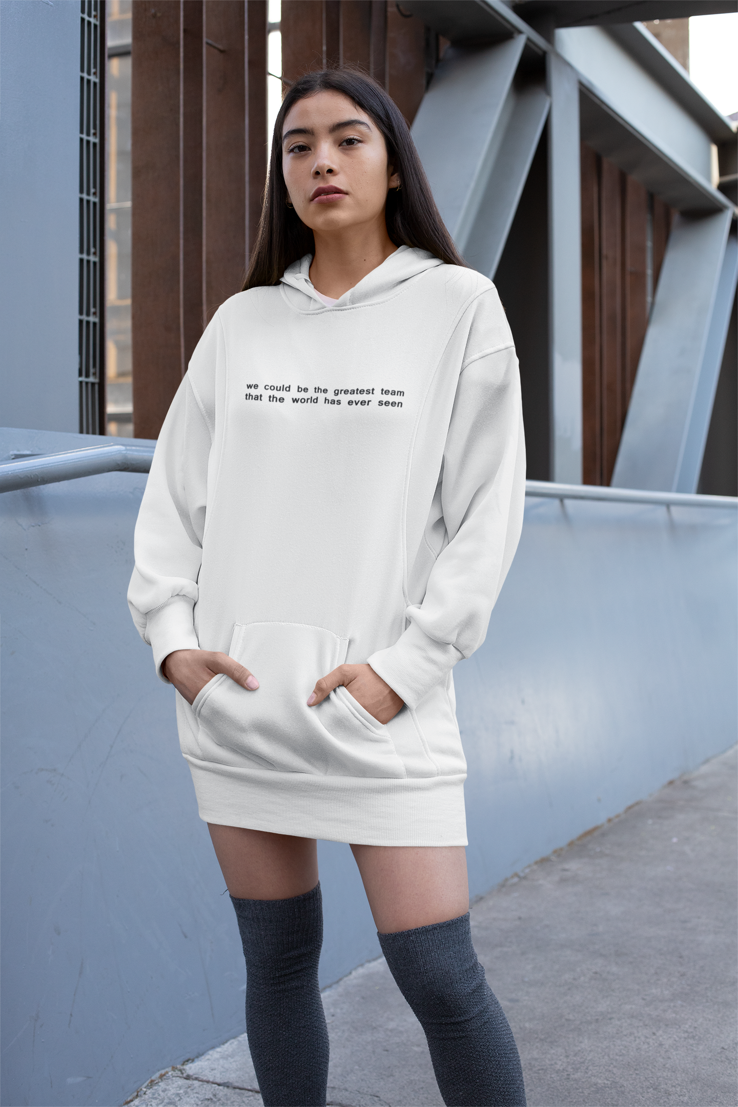 We Could Be The Greatest Team That The World Has Ever Seen Hoodies for Women-FunkyTeesClub