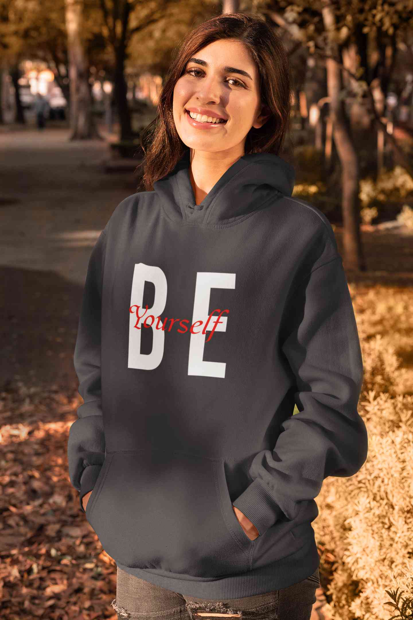 Be Yourself Hoodies for Women-FunkyTeesClub