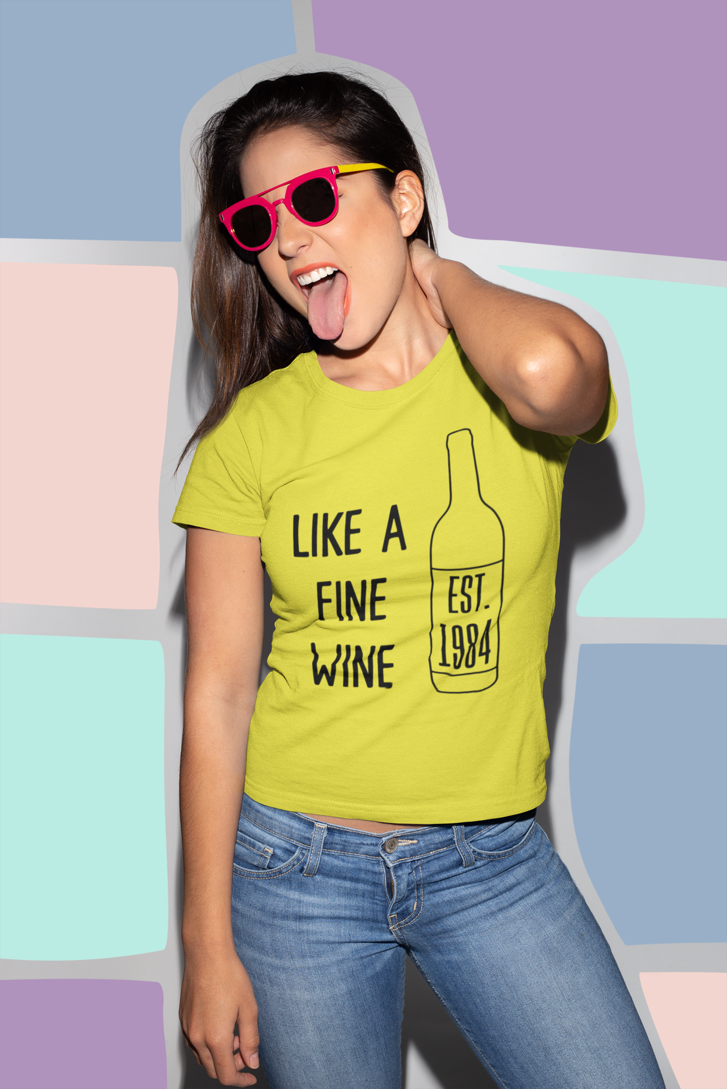 Like a Wine Women Half Sleeves T-shirt- FunkyTeesClub