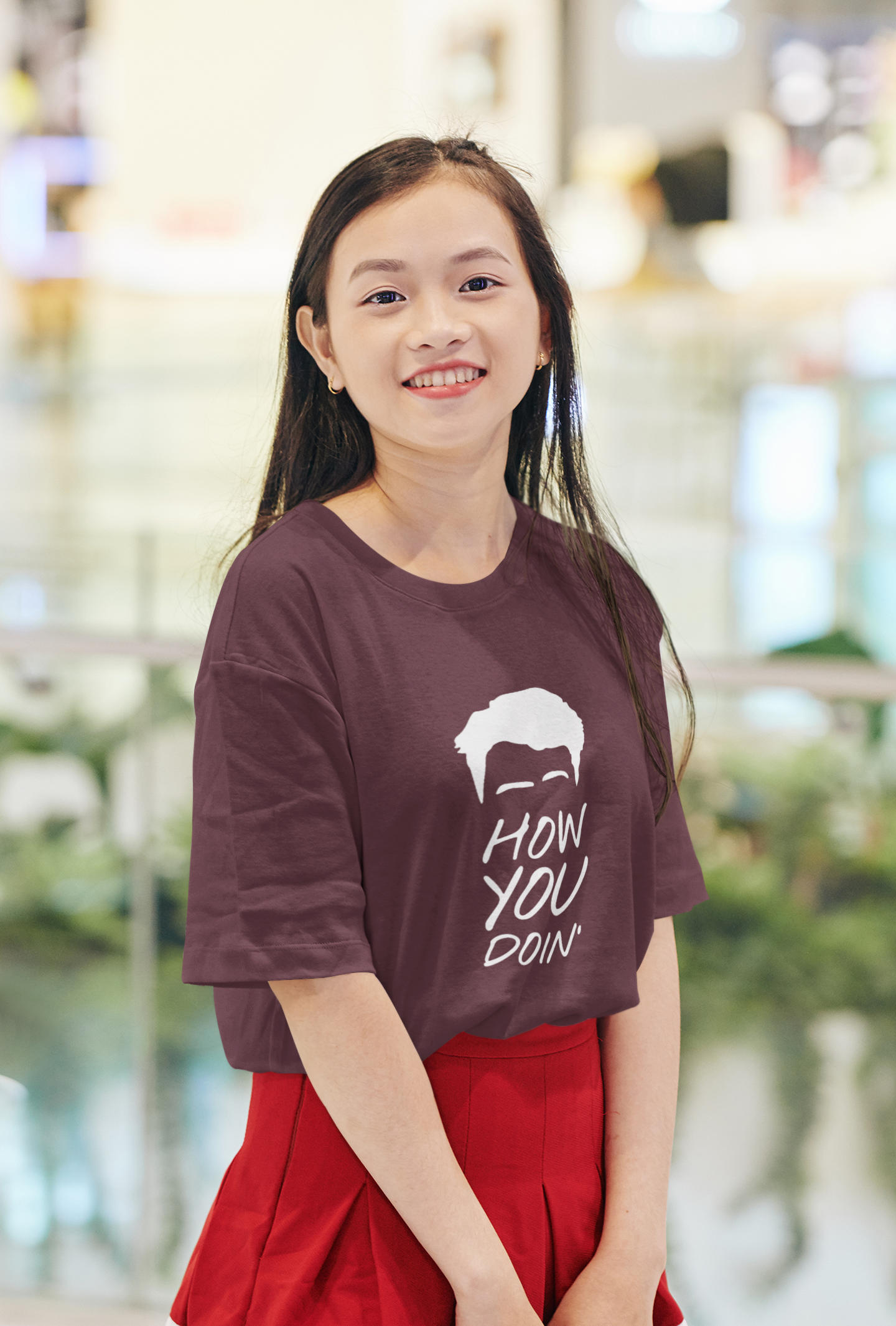 How You Doin Web Series Women Half Sleeves T-shirt- FunkyTeesClub