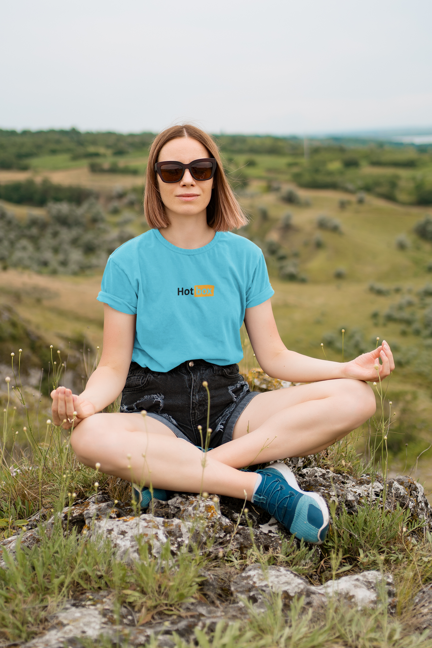 Hot Box Women Half Sleeves T-shirt- FunkyTeesClub