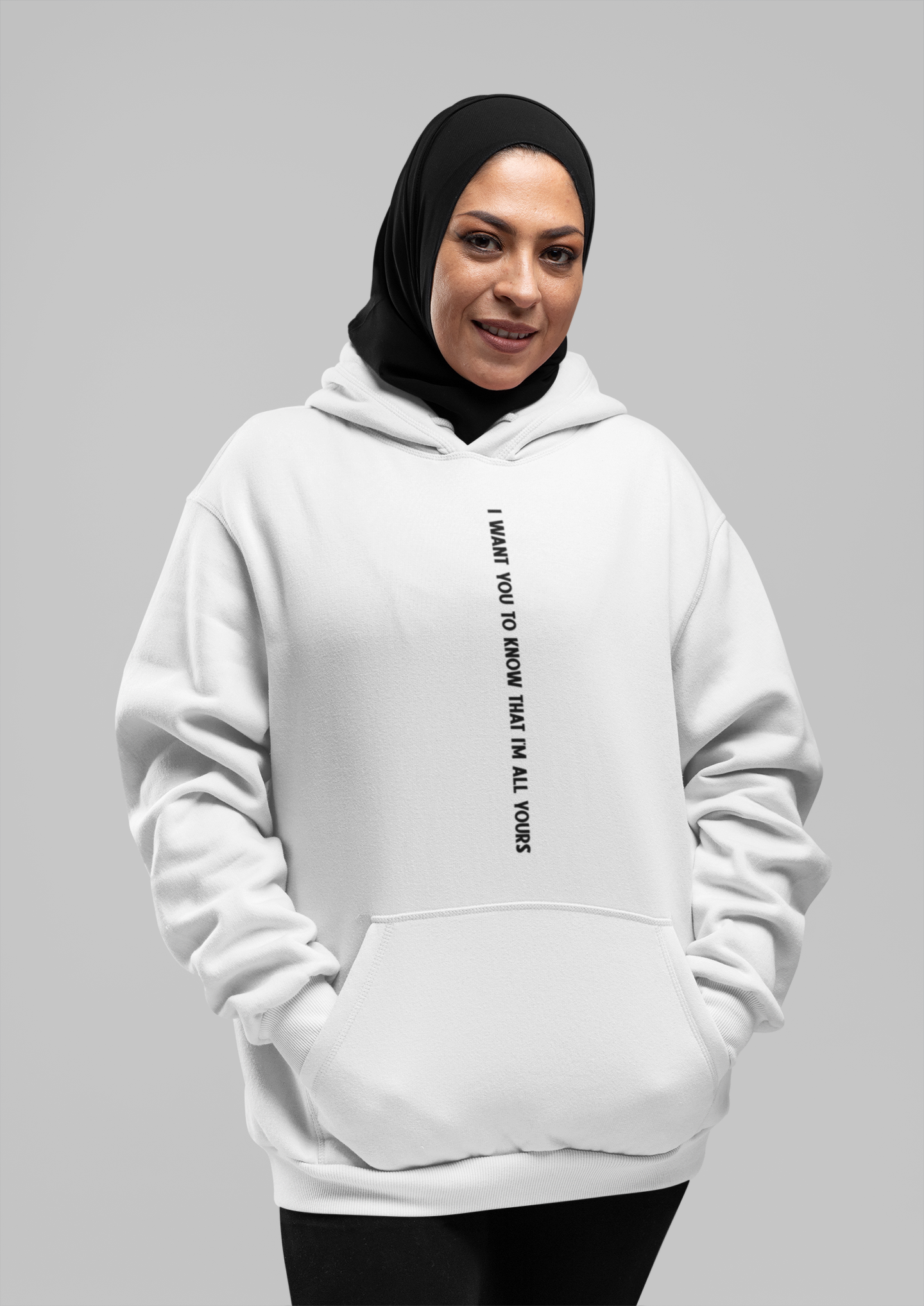 I Want You To Know That I Am All Yours Quotes Hoodies for Women-FunkyTeesClub