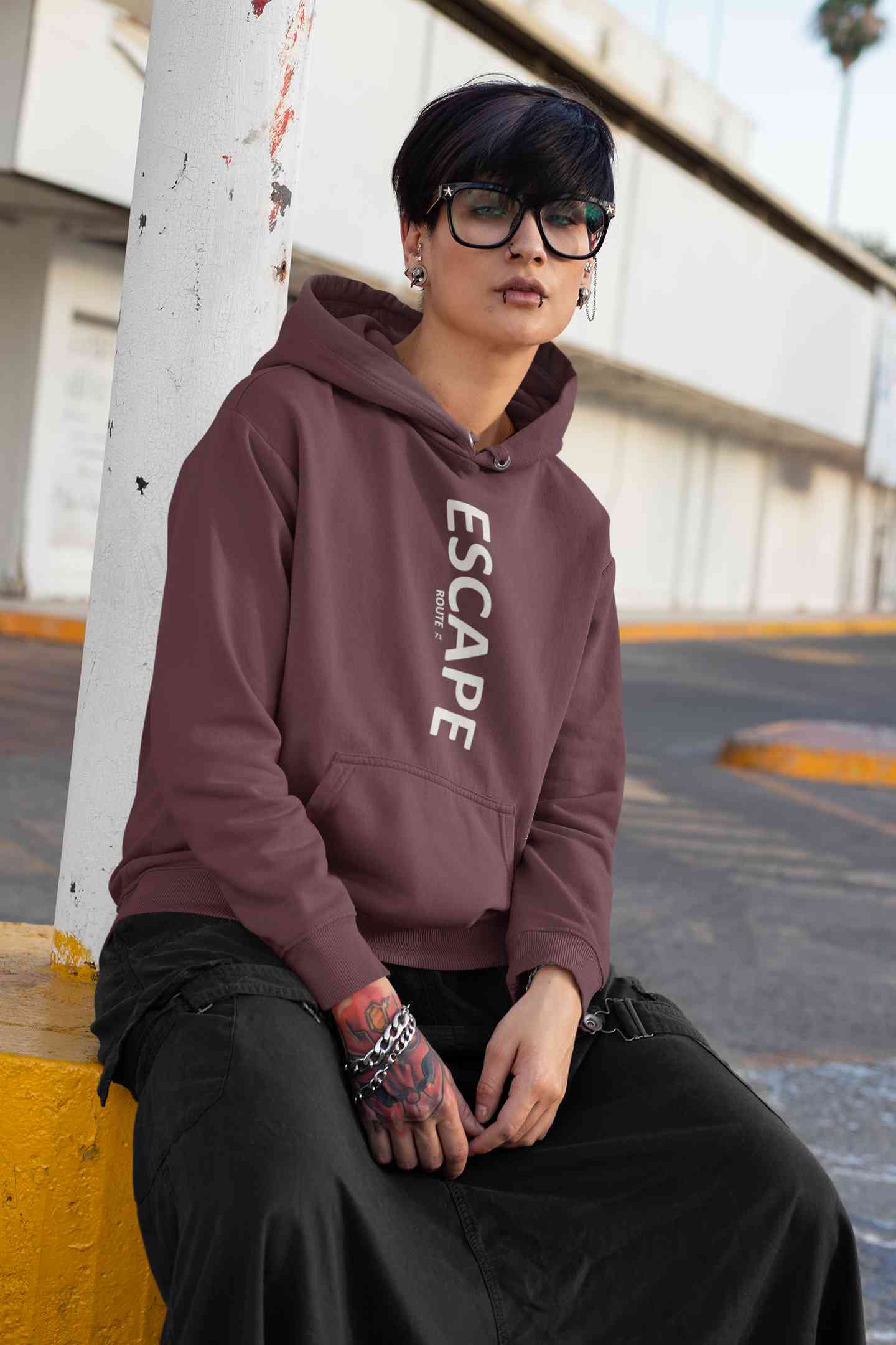 Escape Hoodies for Women-FunkyTeesClub