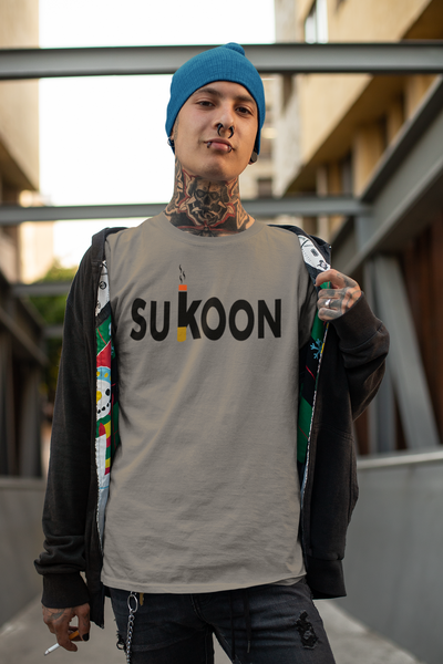Sukoon Pub And Beer Mens Half Sleeves T-shirt- FunkyTeesClub