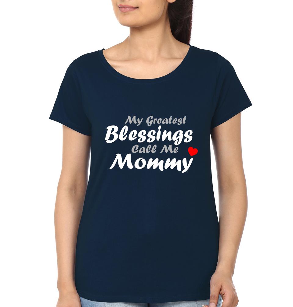My Greatest Blessings Call Me Mommy Mother and Son Matching T-Shirt- FunkyTeesClub