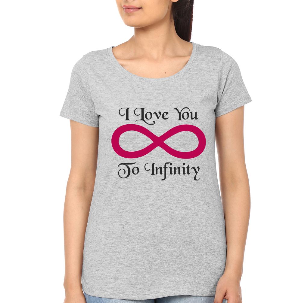 I Love You To Infinity And Beyond Mother and Daughter Matching T-Shirt- FunkyTeesClub