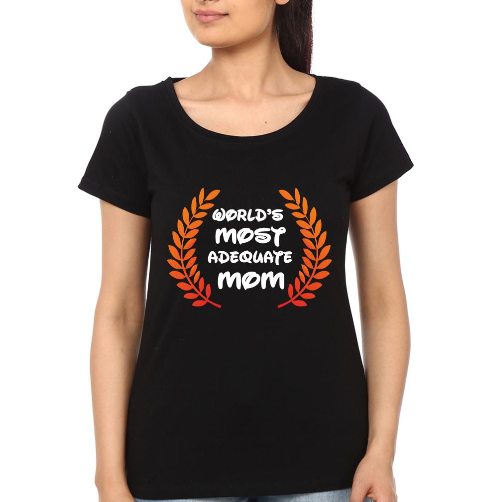 World's Most Adequate Mom & World's Most Adequate Kid Mother and Son Matching T-Shirt- FunkyTeesClub