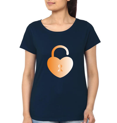 Lock Key Mother and Son Matching T-Shirt- FunkyTeesClub