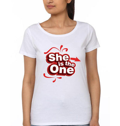 She Is The One Mother and Daughter Matching T-Shirt- FunkyTeesClub