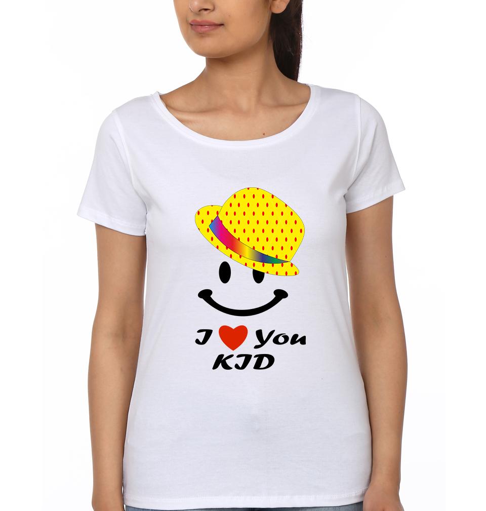 I Love You Mom I Love You Kid Mother and Daughter Matching T-Shirt- FunkyTeesClub