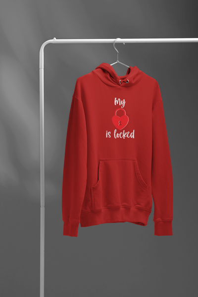 My Heart Is Locked Couple Hoodie-FunkyTeesClub