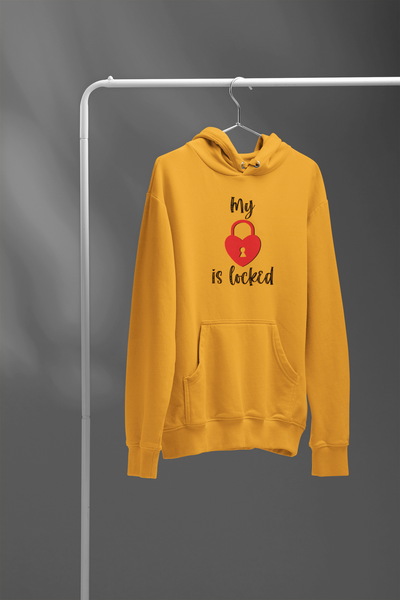 My Heart Is Locked Couple Hoodie-FunkyTeesClub