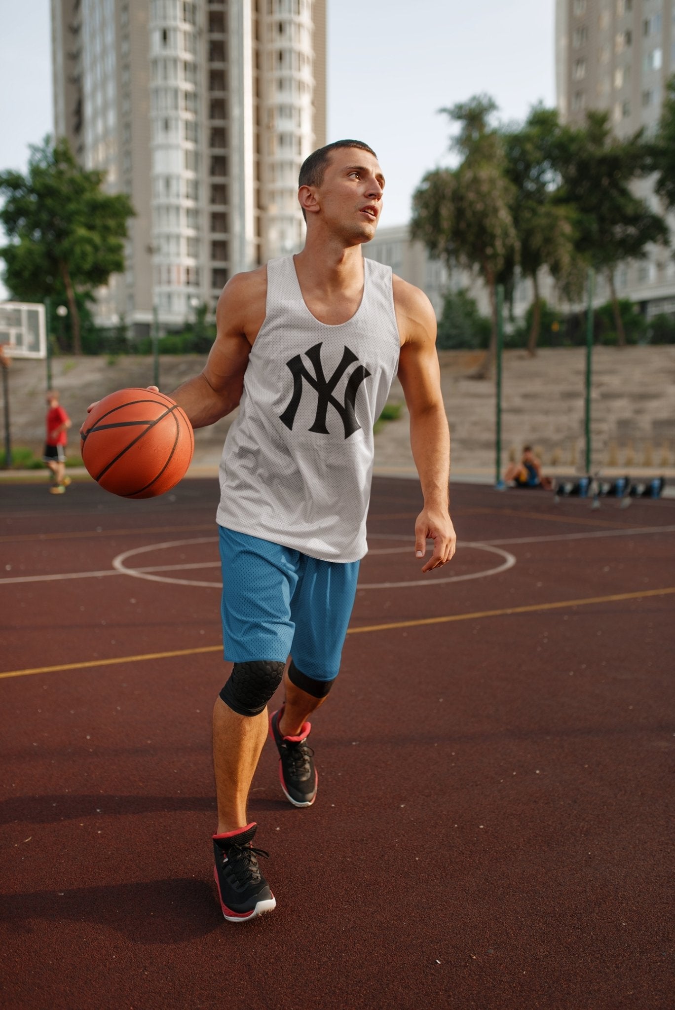 New York Yankees Men Gym Vest-FunkyTeesClub - Funky Tees Club