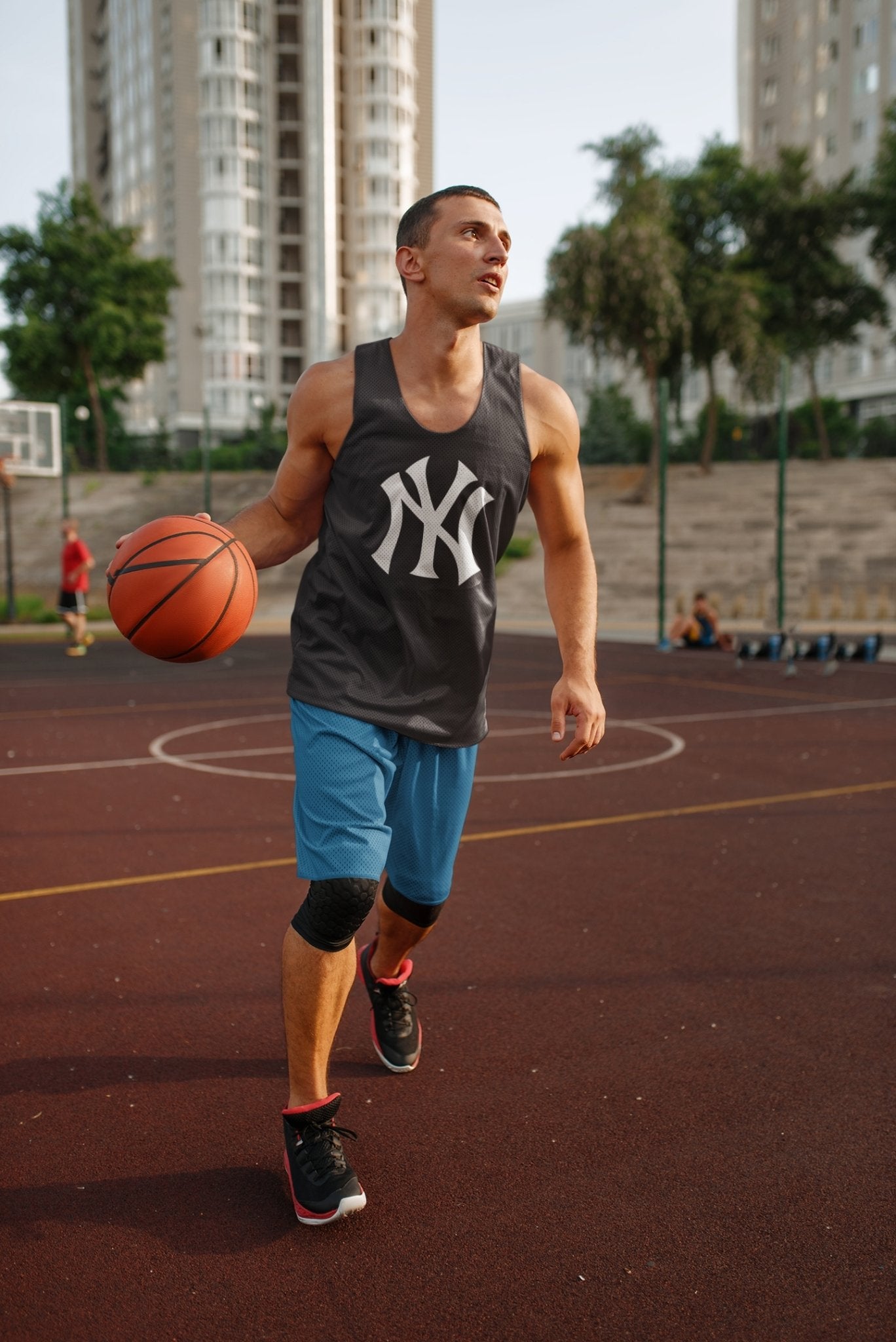 New York Yankees Men Gym Vest-FunkyTeesClub - Funky Tees Club
