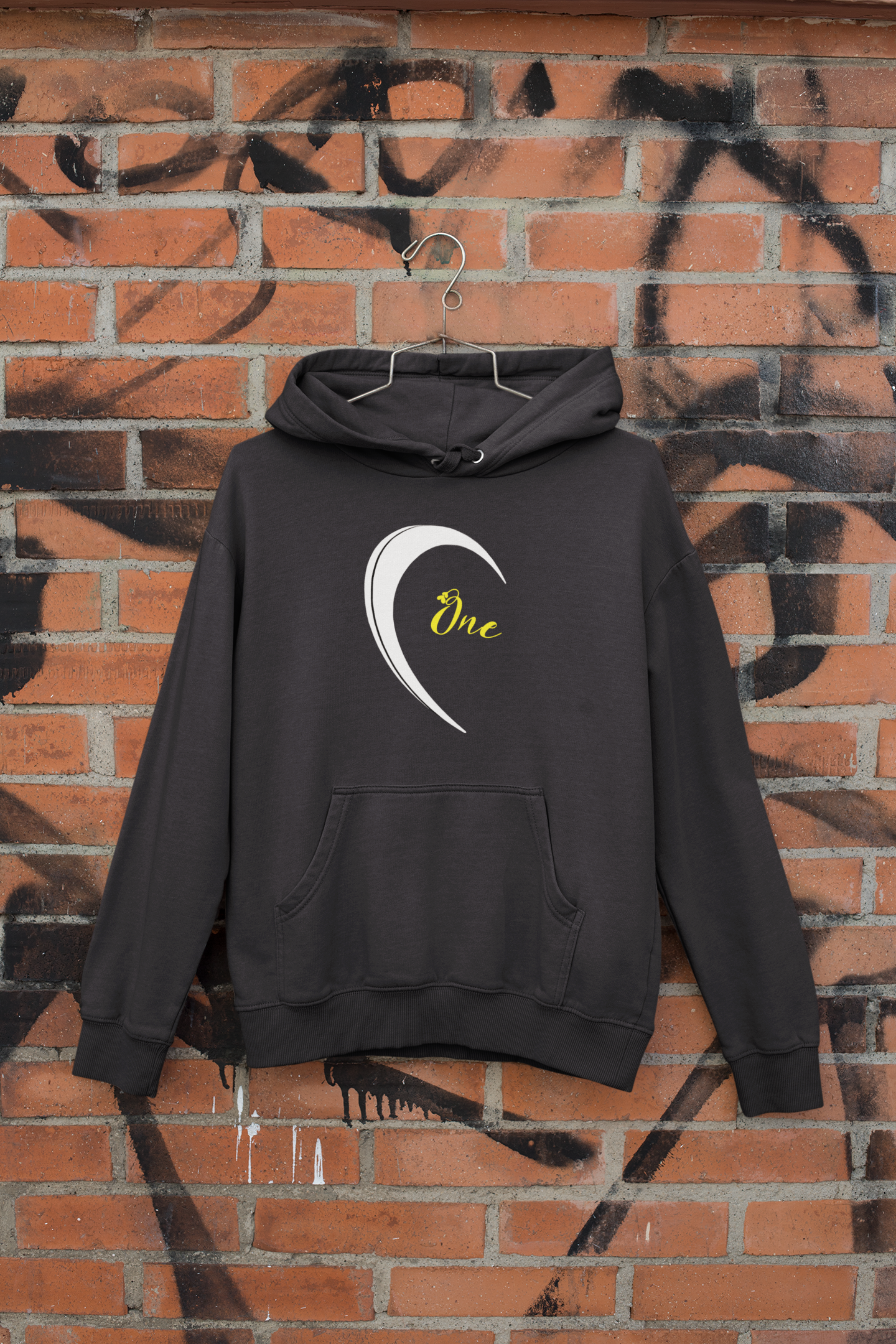 One Love Couple Hoodie-FunkyTeesClub