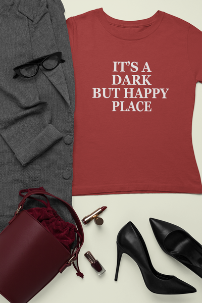 Its A Dark But Happy Place Victoria Beckham Celebrity T-shirt- FunkyTeesClub