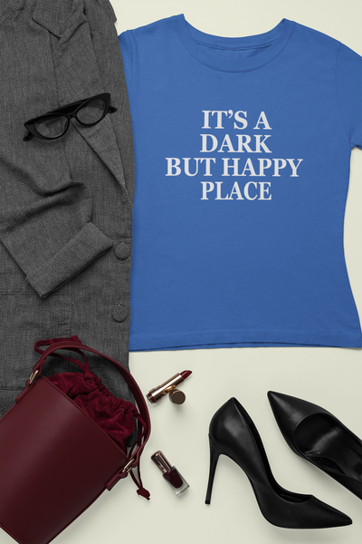 Its A Dark But Happy Place Victoria Beckham Celebrity T-shirt- FunkyTeesClub