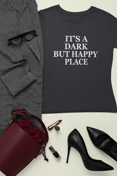 Its A Dark But Happy Place Victoria Beckham Celebrity T-shirt- FunkyTeesClub