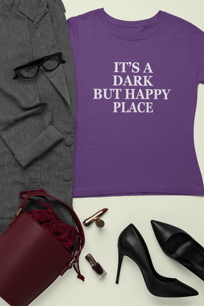 Its A Dark But Happy Place Victoria Beckham Celebrity T-shirt- FunkyTeesClub