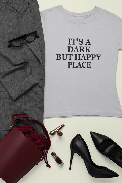 Its A Dark But Happy Place Victoria Beckham Celebrity T-shirt- FunkyTeesClub
