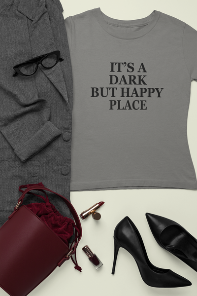 Its A Dark But Happy Place Victoria Beckham Celebrity T-shirt- FunkyTeesClub