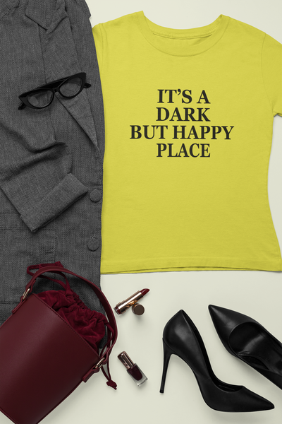 Its A Dark But Happy Place Victoria Beckham Celebrity T-shirt- FunkyTeesClub