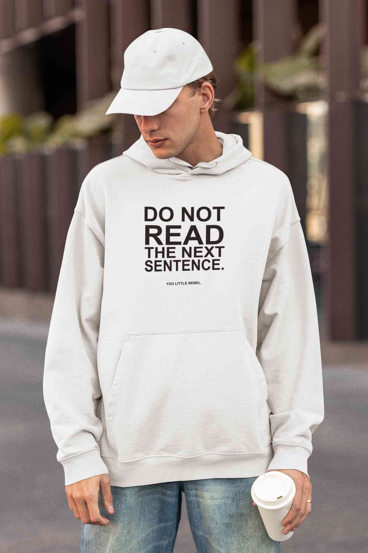Do Not Read The Next Sentence Typography Men Hoodies-FunkyTeesClub