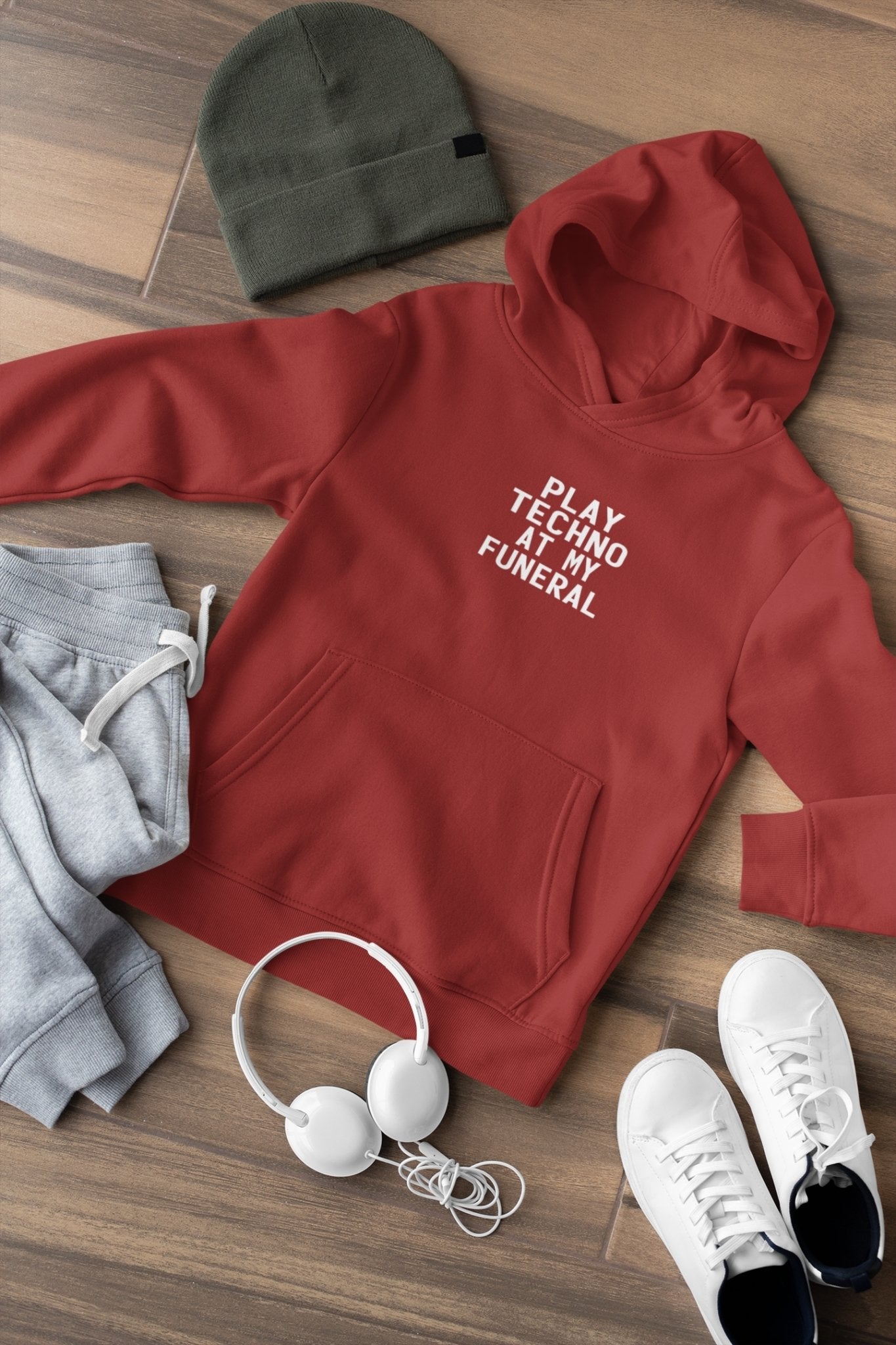 Play Techno At My Funeral Men Hoodies-FunkyTeesClub - Funky Tees Club