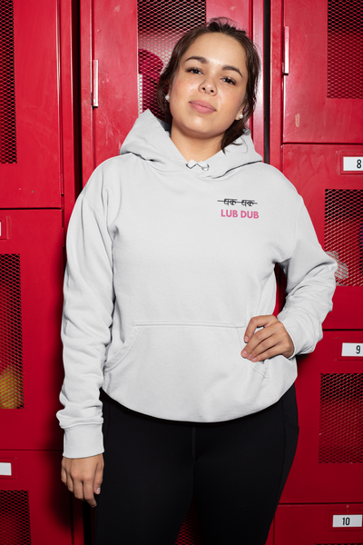Its Lub Dub Hoodies for Women-FunkyTeesClub