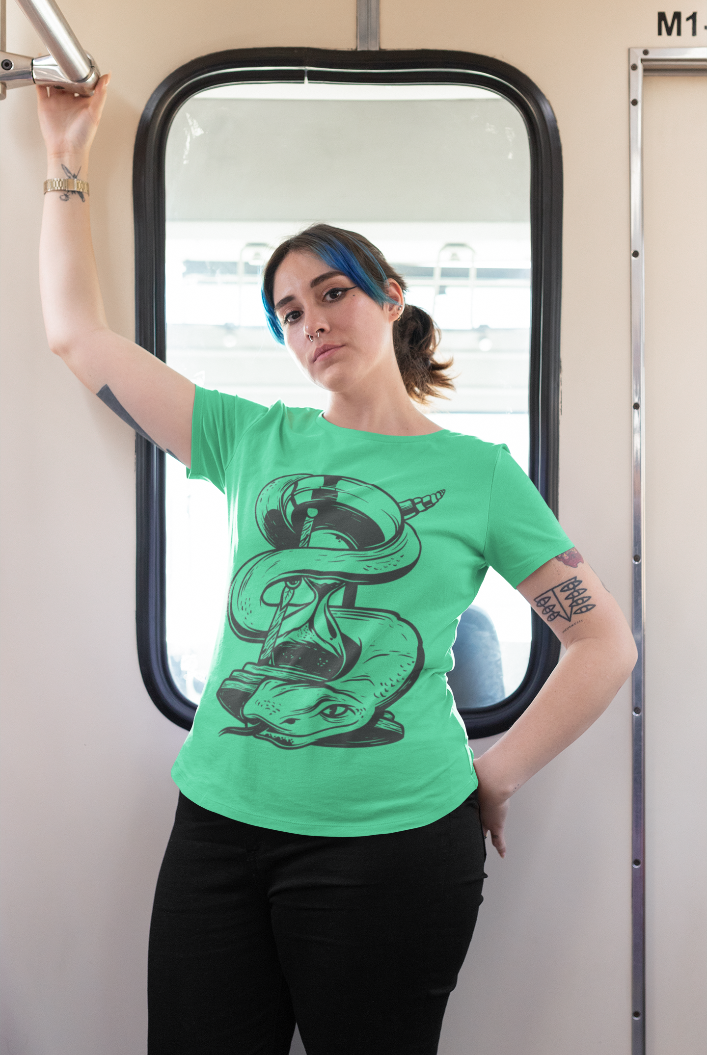Hourglass Women Half Sleeves T-shirt- FunkyTeesClub